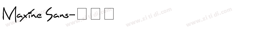 Maxine Sans字体转换